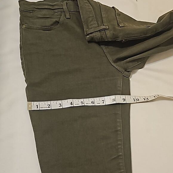 Frame Le High Skinny Jeans Women’s Size 29 Olive Green Stretch Denim Pockets - Picture 7 of 11